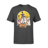 FF Cute English Bulldog With Candy Pumpkin Halloween Gift Men Women T shirt - Dreameris