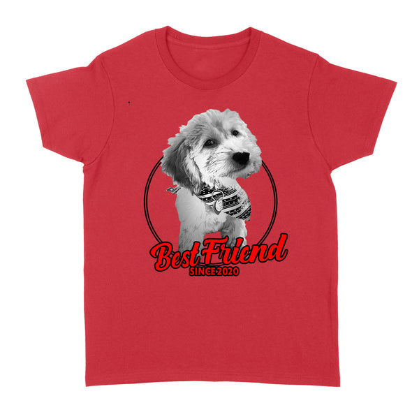 Julia Dillon -  Custom Vintage Best friend Since illustrated Pet Personalized Standard Women T-shirt temp - Dreameris