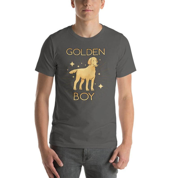 Dreameris Golden Retriever T Shirt  Golden Boy - Dreameris