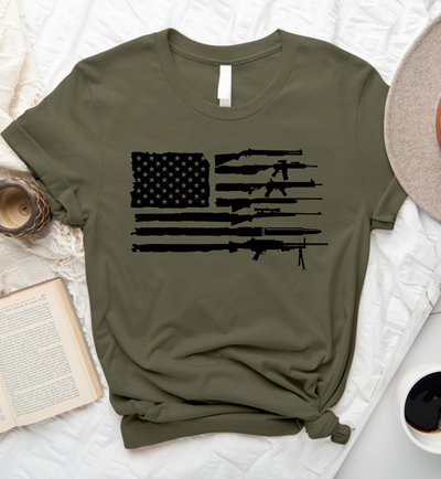 Patriotic American Flag 2nd Amendment Standard/Premium T-Shirt Hoodie Sweatshirt - Dreameris