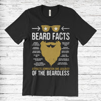 Beard Facts Funny Standard/Premium T-Shirt Hoodie - Dreameris