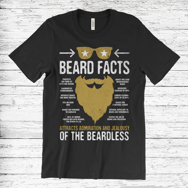 Beard Facts Funny Standard/Premium T-Shirt Hoodie - Dreameris