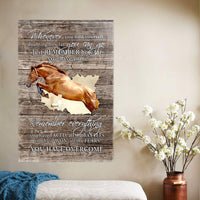 Farmhouse Horse Decor Wall Art Canvas - Whenever you find yourself Top 3 Home Decor - Dreameris