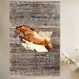 Farmhouse Horse Decor Wall Art Canvas - Whenever you find yourself Top 3 Home Decor - Dreameris