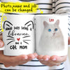 Personalized Kinda Busy Being A Cat Mom Custom Photo Gift For Cat Lovers Coffee Mug - Dreameris