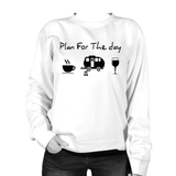 Plan For The Day Camping Drink Coffee Wine Shirt - Dreameris