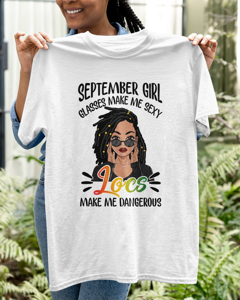 September birthday hot sale girl shirt